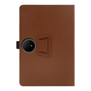 For TCL Nxtpaper 14 14.3-Inch Skin Texture All Inclusive Leather Tablet Case(Dark Brown)