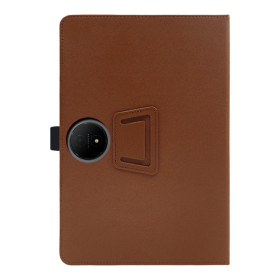 For TCL Nxtpaper 14 14.3-Inch Skin Texture All Inclusive Leather Tablet Case(Dark Brown)