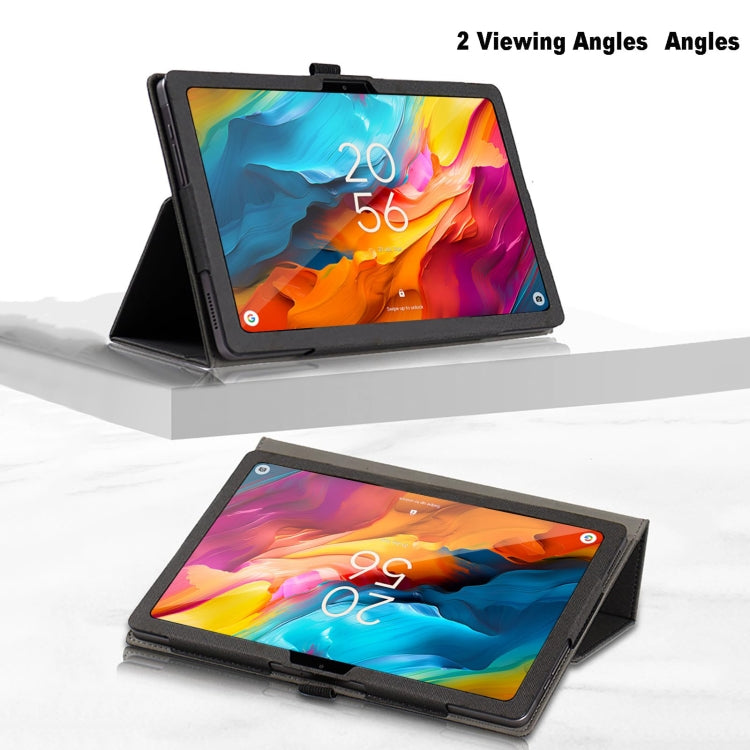 For TCL Nxtpaper 14 14.3-Inch Skin Texture All Inclusive Leather Tablet Case(Dark Blue)