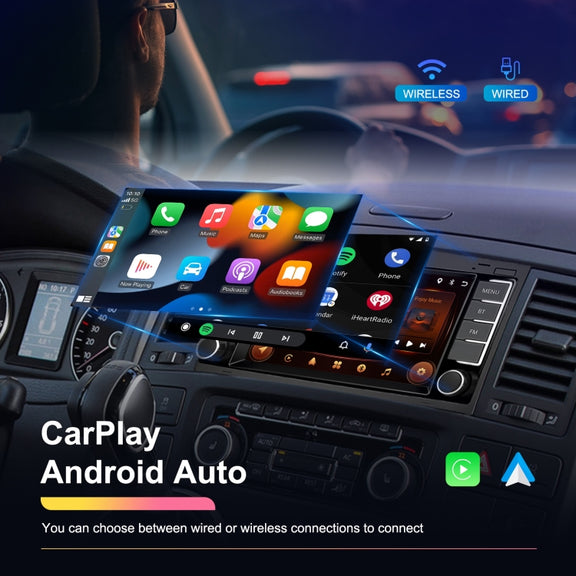 4+64G For Volkswagen Touareg 7-Inch Car WiFi Player Android 13 System Support CarPlay/Android Auto Standard Edition