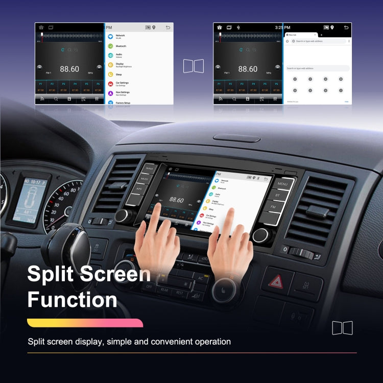 4+64G For Volkswagen Touareg 7-Inch Car WiFi Player Android 13 System Support CarPlay/Android Auto Standard Edition