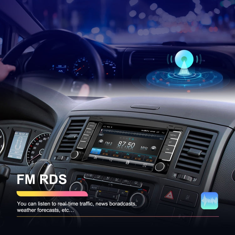 2+64G For Volkswagen Touareg 7-Inch Car WiFi Player Android 13 System Support CarPlay/Android Auto Standard Edition