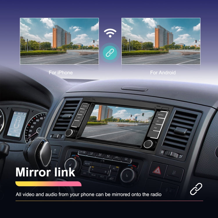 4+64G For Volkswagen Touareg 7-Inch Car WiFi Player Android 13 System Support CarPlay/Android Auto Standard Edition