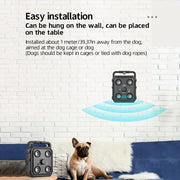 AI Intelligent Recognition Ultrasonic Bark Stopper Portable Dog Training Device Repellent(Black)