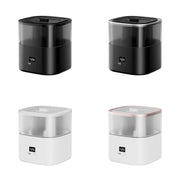 JSQ-58 1.1L large Capacity Digital Display Flame Atomization Humidifier, Color: White(UK Plug)