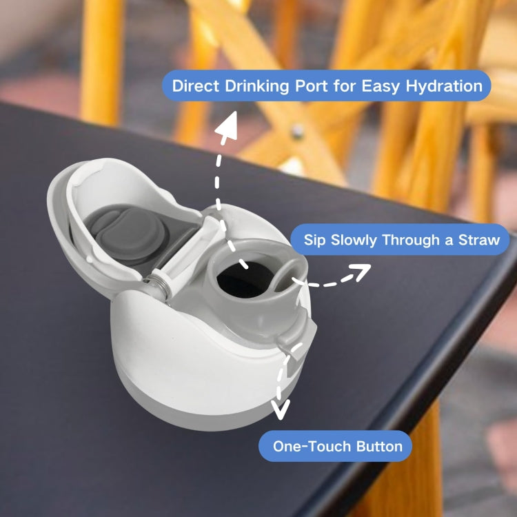 Replacement Lid for Owala Freesi Cup No Leakage One Button Open With Carry Loop(Black) - Vacuum Thermoses & Cups by PMc TechLife | Online Shopping South Africa | PMc TechLife | Buy Now Pay Later Mobicred