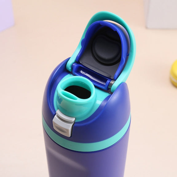 Replacement Lid for Owala Freesi Cup No Leakage One Button Open With Carry Loop(Blue)