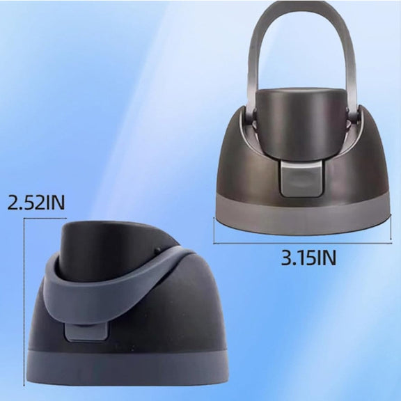 Replacement Lid for Owala Freesi Cup No Leakage One Button Open With Carry Loop(Blue)
