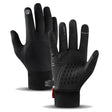 Kyncilor Waterproof Cycling Warm Gloves Two-finger Touch Screen Ultra-soft Velvet Outdoor Gloves, Size: L(Black) - Full Finger Gloves by Kyncilor | Online Shopping South Africa | PMC TechLife | Buy Now Pay Later Mobicred