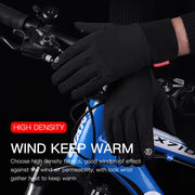 Kyncilor Water-resistant Cycling Warm Gloves Two-finger Touch Screen Ultra-soft Velvet Outdoor Gloves, Size: XL(Gray)