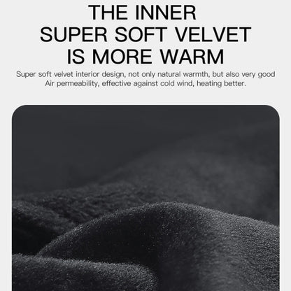 Kyncilor Waterproof Cycling Warm Gloves Two-finger Touch Screen Ultra-soft Velvet Outdoor Gloves, Size: XL(Gray) - Full Finger Gloves by Kyncilor | Online Shopping South Africa | PMC Jewellery | Buy Now Pay Later Mobicred