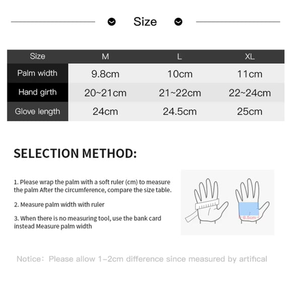 Kyncilor Water-resistant Cycling Warm Gloves Two-finger Touch Screen Ultra-soft Velvet Outdoor Gloves, Size: M(Black)