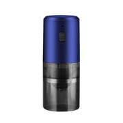 USB Rechargeable Adjustable Coarse and Fine Household Portable Electric Coffee Bean Grinder(Blue)