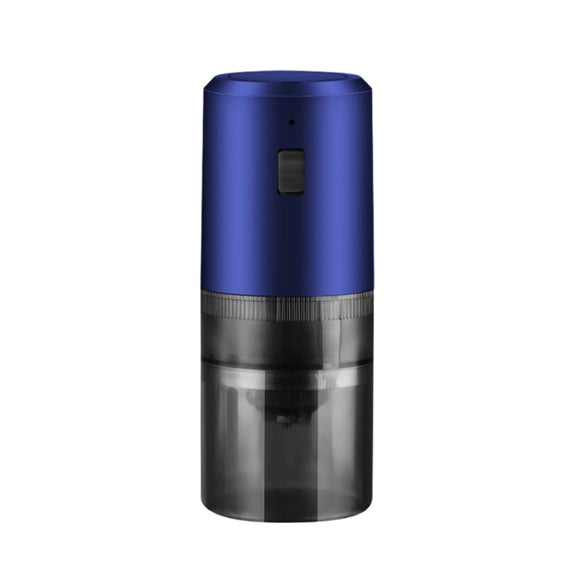 USB Rechargeable Adjustable Coarse and Fine Household Portable Electric Coffee Bean Grinder(Blue)