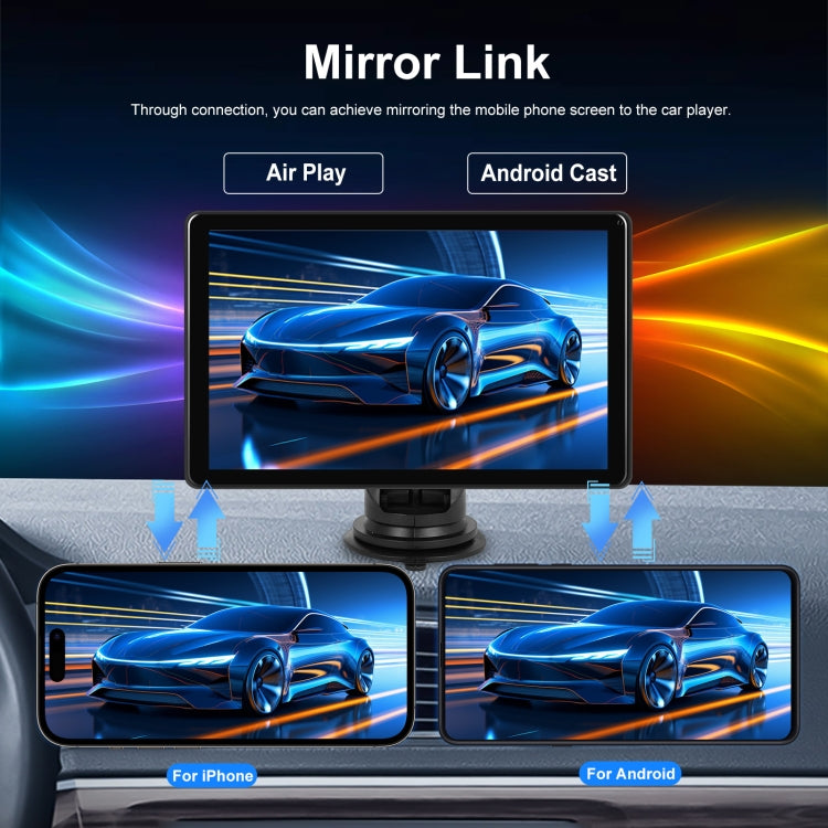 8-inch Car Full Touch Screen Player Supports Horizontal and Vertical CarPlay / Android Auto, Spec: With Camera