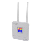 European Version B1/3/7/8/20/38/39/40/41 4G LTE CPE Colorful Screen Router Triple Network Plug and Play Mobile Router, EU Plug