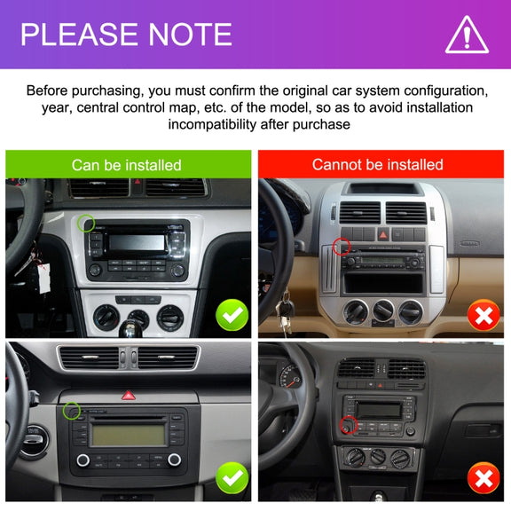 9-inch For Volkswagen 4+64G Multimedia Player Android 13 System