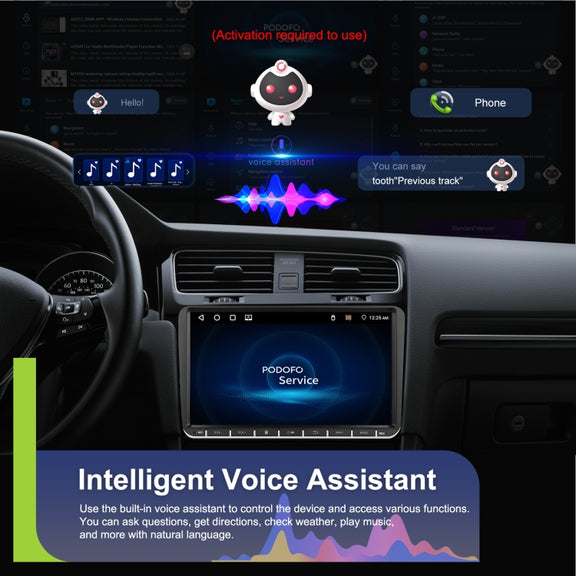 9-inch For Volkswagen 4+64G Multimedia Player Android 13 System