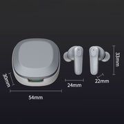 A98 AI Intelligent Translation Wireless Physical Noise Cancellation Bluetooth Earphones(Black)