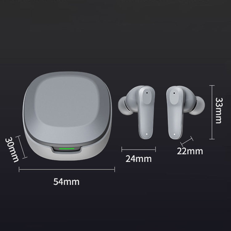A98 AI Intelligent Translation Wireless Physical Noise Cancellation Bluetooth Earphones(Black)