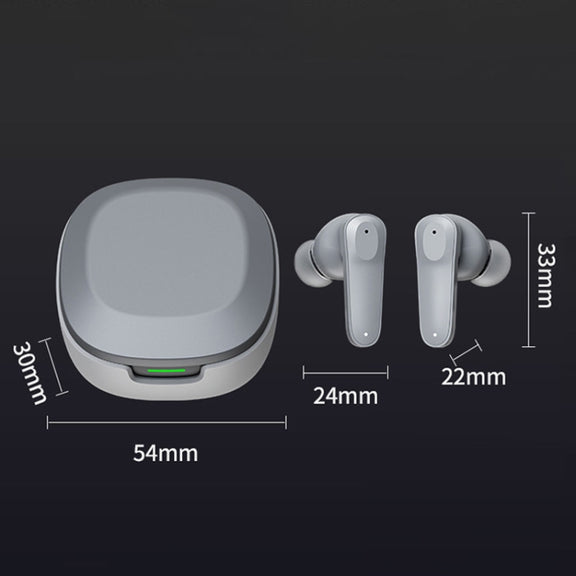 A98 AI Intelligent Translation Wireless Physical Noise Cancellation Bluetooth Earphones(White Blue)