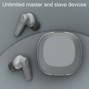 A98 AI Intelligent Translation Wireless Physical Noise Cancellation Bluetooth Earphones(Black)