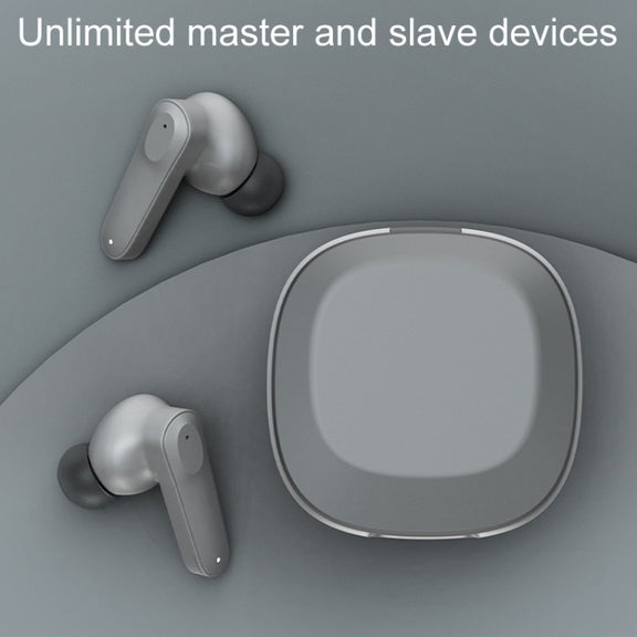 A98 AI Intelligent Translation Wireless Physical Noise Cancellation Bluetooth Earphones(White Blue)