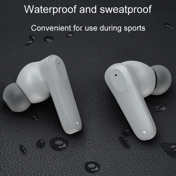 A98 AI Intelligent Translation Wireless Physical Noise Cancellation Bluetooth Earphones(White Blue)