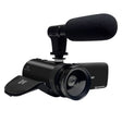 16MP 16X Digital Zoom Vlogging Camera Video Camcorder with 2.4 Inch Flip Screen, Spec: With Wide Angle & Mic US Plug - Video Cameras by PMC TechLife | Online Shopping South Africa | PMC TechLife | Buy Now Pay Later Mobicred