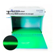 SUNSHINE SS-917C Mobile Phone Screen Repair Dust-free Workbench Green White Light Dual Lamps Dust Display Lamp Operator Bench EU Plug