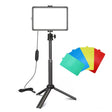6-inch Light + Gimbal + Telescopic Tripod Desktop Live Square Beauty Fill Light - Selfie Light by PMc TechLife | Online Shopping South Africa | PMc TechLife | Buy Now Pay Later Mobicred