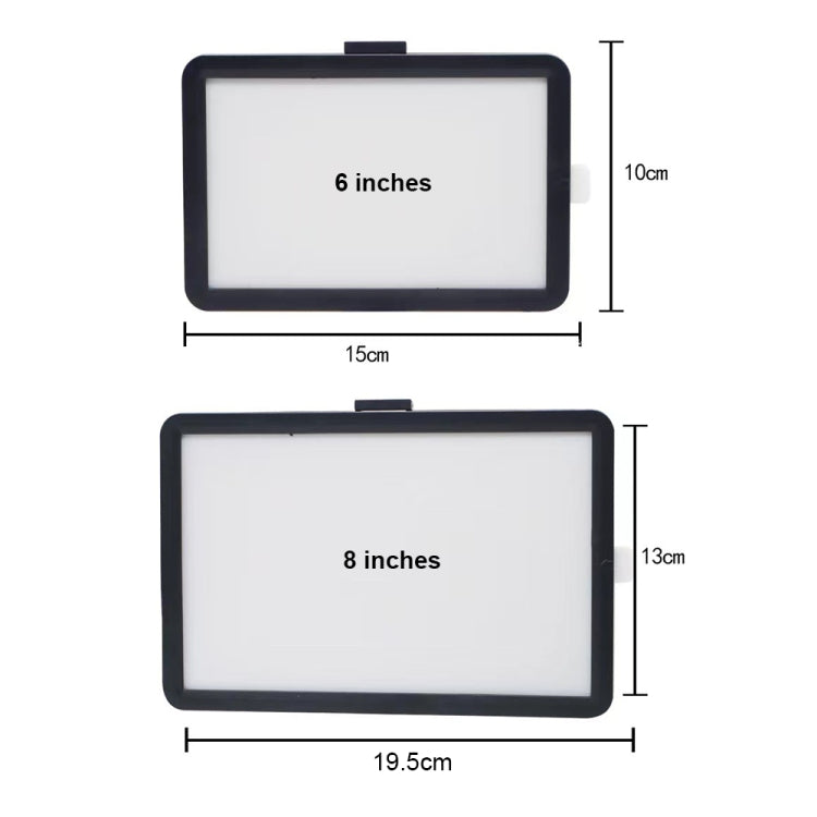6-inch Light + Gimbal + Telescopic Tripod Desktop Live Square Beauty Fill Light