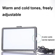 6-inch Light + Gimbal + Telescopic Tripod Desktop Live Square Beauty Fill Light