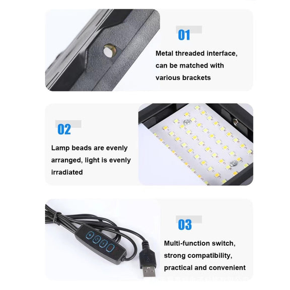 6-inch Light + Gimbal + Telescopic Tripod Desktop Live Square Beauty Fill Light