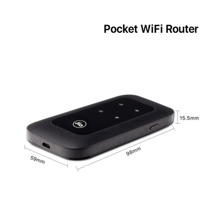 Jio MF680S 4G+ Wireless SIM Card Router Portable WiFi Asian Version - 4G Mobile Wifi by Jio | Online Shopping South Africa | PMC Jewellery | Buy Now Pay Later Mobicred