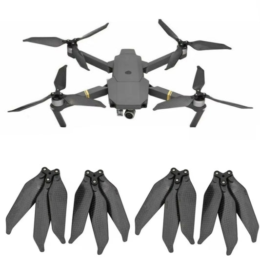 For DJI Mavic 2 Pro / Zoom 8743F Carbon Fiber Three-blade Propeller, Spec: 2pairs - free shipping - PMC Jewellery - Order now!