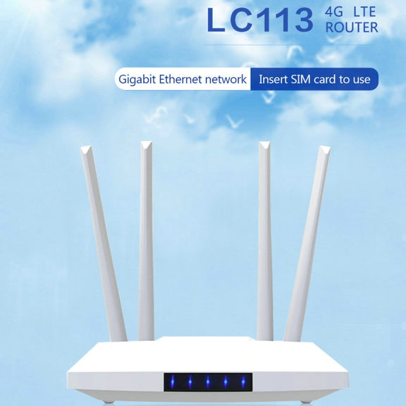 4G Wireless SIM Card Router 4G Hotspot Sharing Mobile CPE Full Netcom, EU Plug(������)