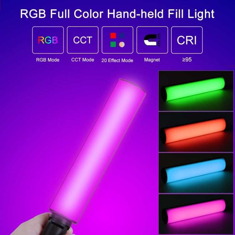 VLOGLITE W200RGB Full Colorful Handheld Fill Light Stick Live Photography Ambient Light Outdoor Lighting - free shipping - PMC Jewellery - Order now!