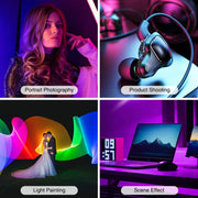 VLOGLITE W200RGB Full Colorful Handheld Fill Light Stick Live Photography Ambient Light Outdoor Lighting