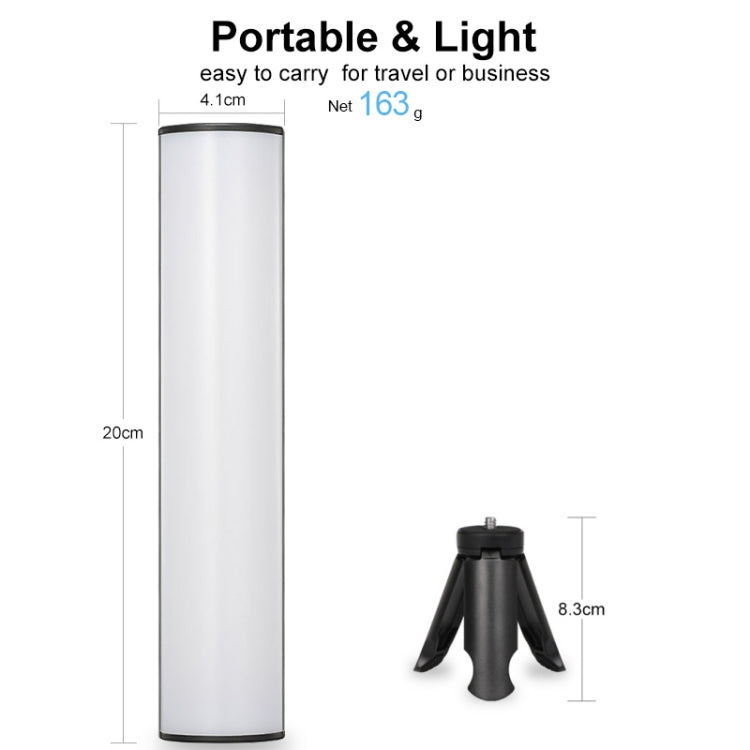 VLOGLITE W200RGB Full Colorful Handheld Fill Light Stick Live Photography Ambient Light Outdoor Lighting
