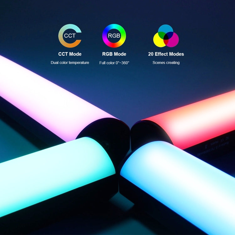 VLOGLITE W200RGB Full Colorful Handheld Fill Light Stick Live Photography Ambient Light Outdoor Lighting - free shipping - PMC Jewellery - Order now!