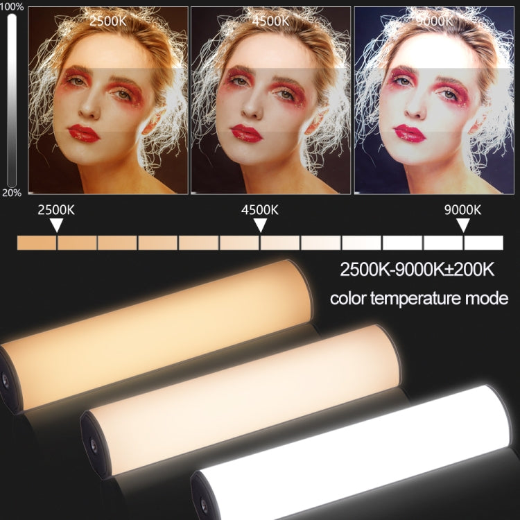 VLOGLITE W200RGB Full Colorful Handheld Fill Light Stick Live Photography Ambient Light Outdoor Lighting