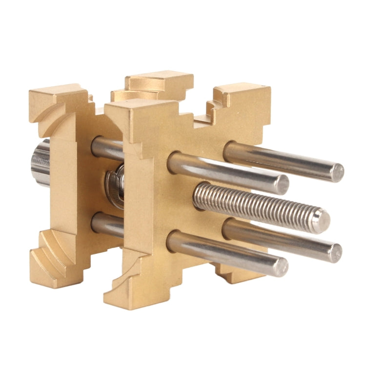 Four-Sided Pure Copper Watch Movement Holder(Yellow) - free shipping - PMC TechLife - Order now!