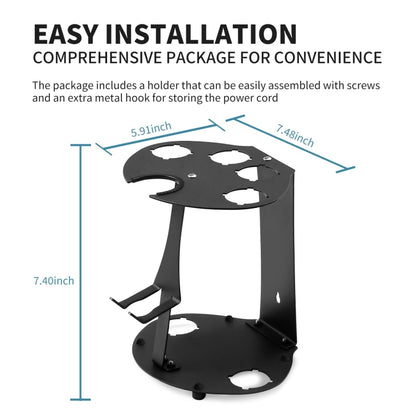 For Dyson Airwrap Curling Iron Desktop Storage Rack Wall-mounted Carbon Steel Bracket - For Dyson Accessories by PMC Jewellery | Online Shopping South Africa | PMC Jewellery | Buy Now Pay Later Mobicred