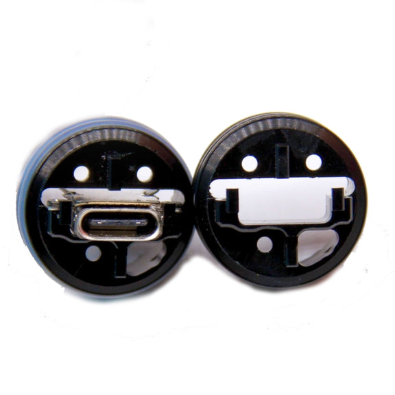 For Meta Quest 3 VR Headset Power Tail Plug Interface Fixing Buckle Metal Material