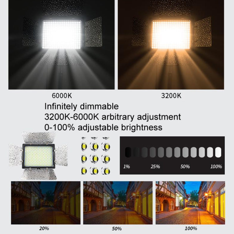WS-300II Video Fill Light Dual Color Temperature LED Beauty Shooting Light, Spec: Single Lamp+EU Plug Adapter -  by PMC TechLife | Online Shopping South Africa | PMC TechLife | Buy Now Pay Later Mobicred