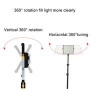 Photography Live LED Fill Light Film And Television Shooting Portrait Soft Video Lighting, Spec: W480 Lamp+US Plug Adapter
