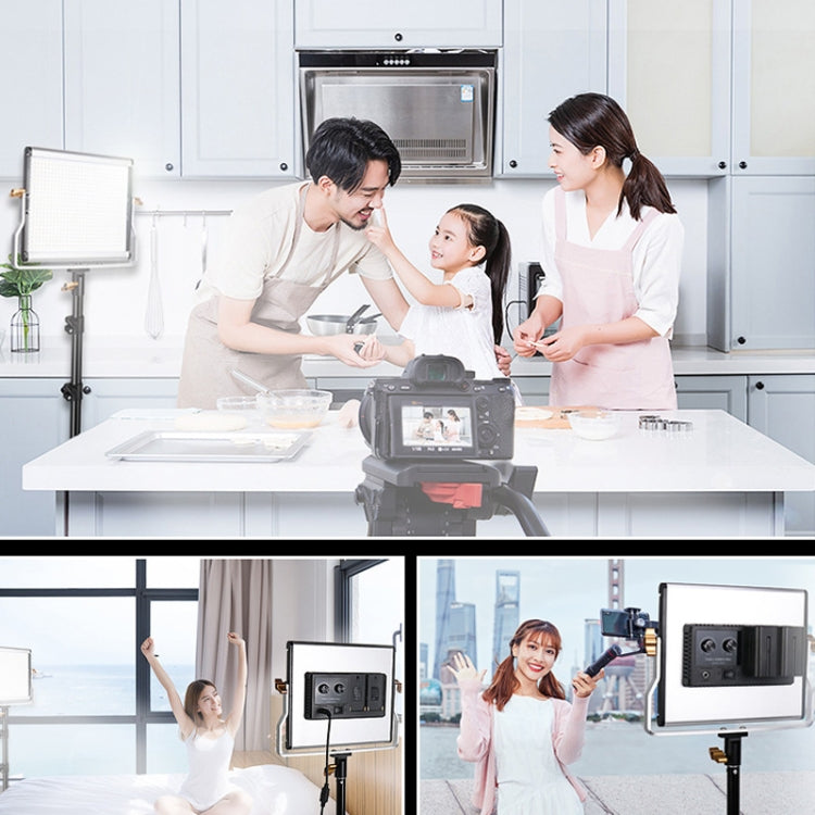 Photography Live LED Fill Light Film And Television Shooting Portrait Soft Video Lighting, Spec: W480 Lamp+US Plug Adapter