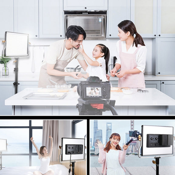 Photography Live LED Fill Light Film And Television Shooting Portrait Soft Video Lighting, Spec: W480 Lamp+EU Plug Adapter