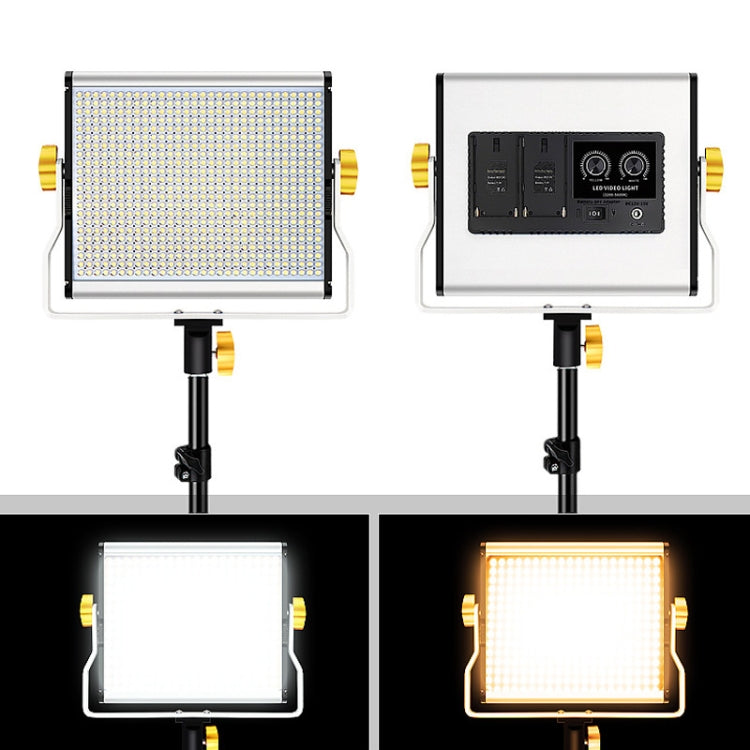 Photography Live LED Fill Light Film And Television Shooting Portrait Soft Video Lighting, Spec: W660 Lamp+EU Plug Adapter -  by PMC TechLife | Online Shopping South Africa | PMC TechLife | Buy Now Pay Later Mobicred